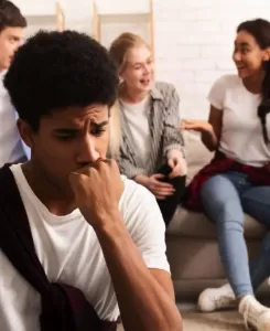 young man with low Self-Esteem