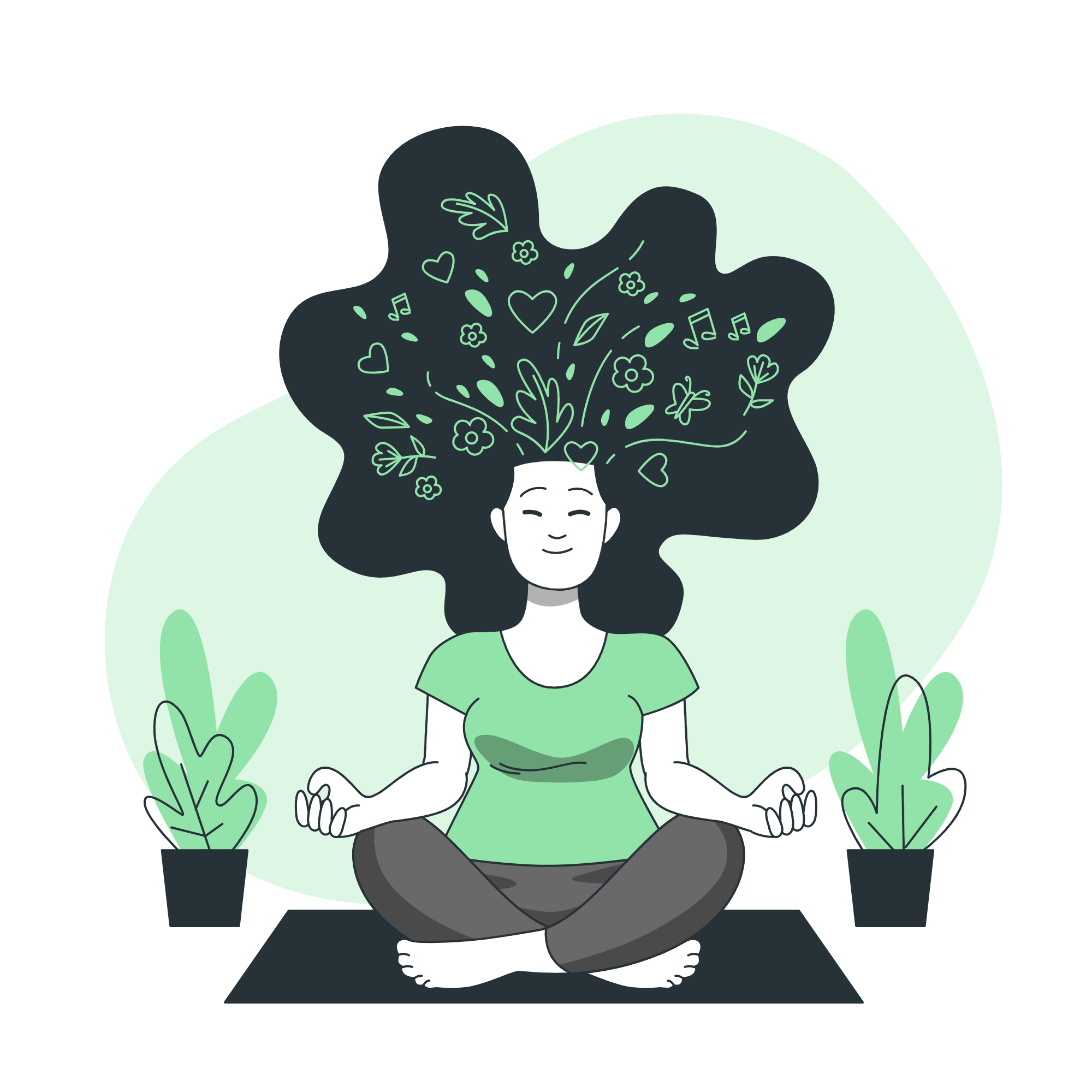 meditation illustration